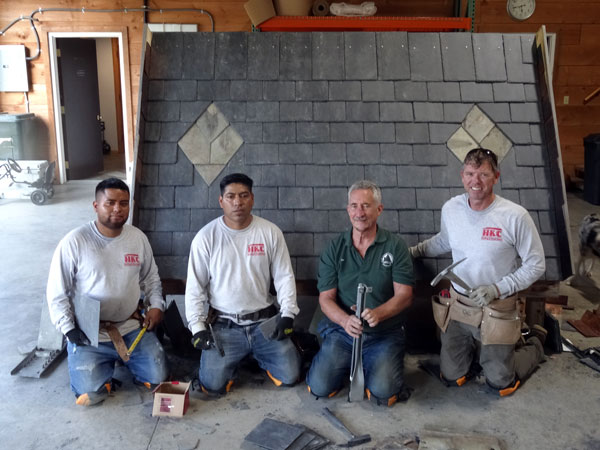 Slate Roof Installation Course at the Slate Roof Training Center, September 16, 2021 Slate Roof Installation Course at the Slate Roof Training Center, September 16, 2021